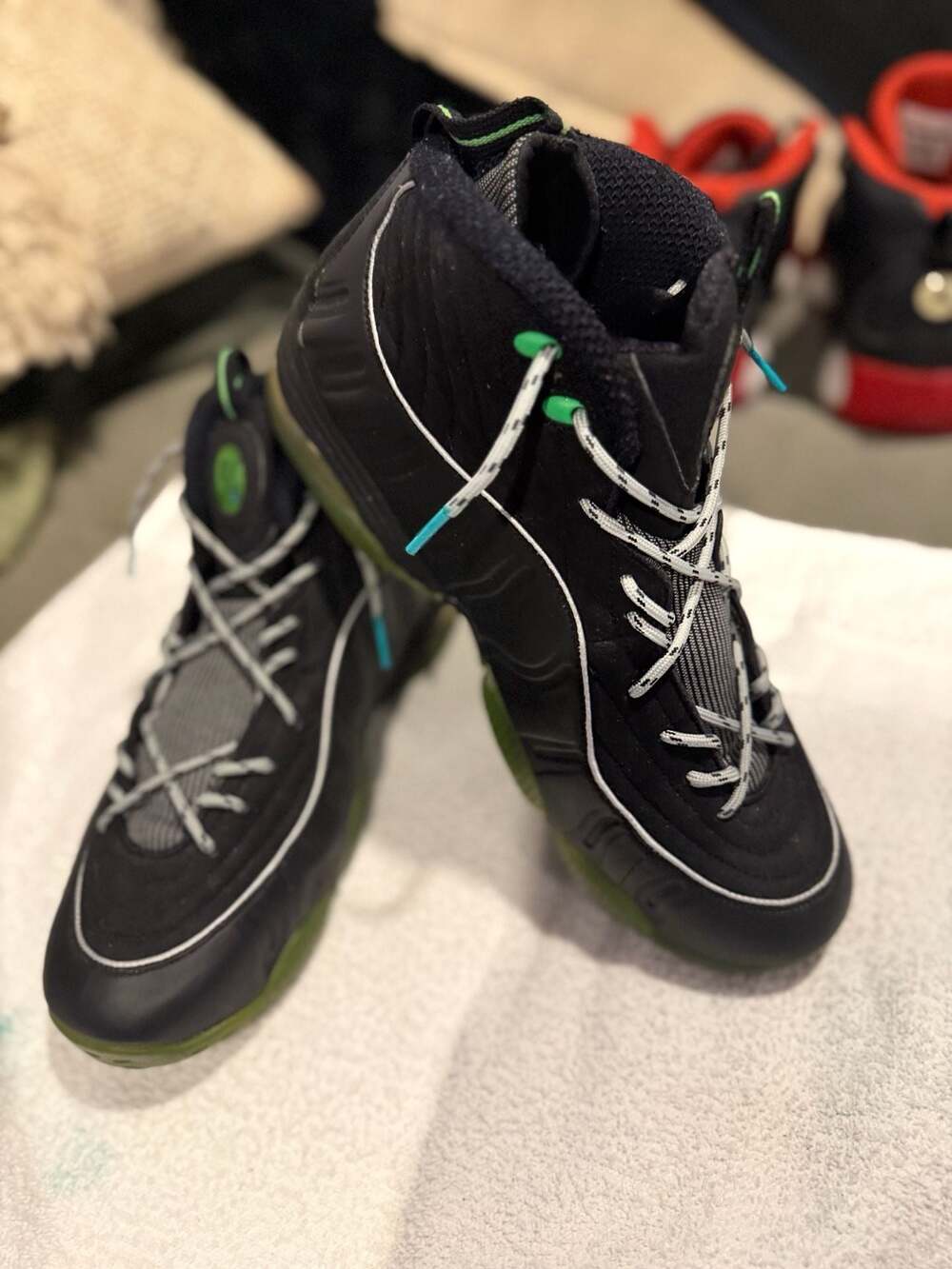 Nike Air 1/2 Cent Penny Black Green Spark